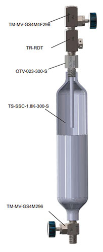 Dot 3E Gas Sampling Cylinder 1800 psig