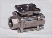 3 PC -1000# WOG Stainless Steel Ball Valves - Series: 10003PC