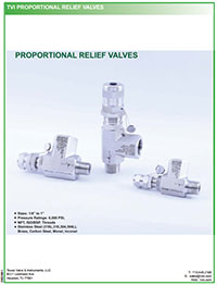 Proportional Relief Valves Brochure